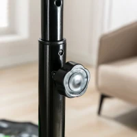 HOMCOM 48" Octagonal Mini Fitness Rebounder Trampoline Indoor Outdoor Foldable Mini Jumper with Adjustable Handle, Green(m-9)