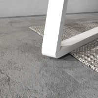 Outsunny Dondolo da Giardino 3 Posti con Tettuccio Inclinabile, in Acciaio, 205x130x175 cm, Grigio Scuro(m-9)