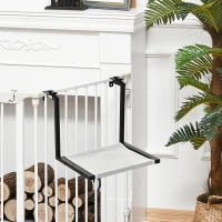 PawHut Hamac radiateur Chat Étagère Chat Lit Panier Chat Suspendue Murale pour Chat avec Coussin Amovible Cadre en Acier Convient au Chat Moins de 4,5 Kg(m-2)