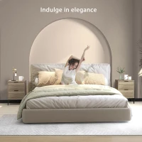 HOMCOM Set of Two Wood Effect Bedside Tables(m-4)