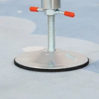 HOMCOM Barre Fixe de Gymnastique pour Enfants Pliante - Hauteur réglable de 88 à 128 cm - avec Base Triangulaire en Acier - Rose(m-9)