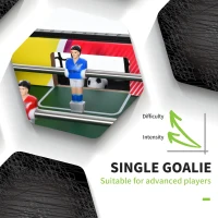 HOMCOM 2.8FT Football Foosball Gaming Table Soccer For Kids Indoor Play Fun Sports Game(m-4)