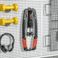 SPORTNOW Twister Arm Exerciser, Adjustable 22-440lbs Hydraulic Power Exerciser, Home Chest Expander, Strength Training Fitness Equipment for Arm, Chest, Bicep, Abdomen, Shoulder(m-10)