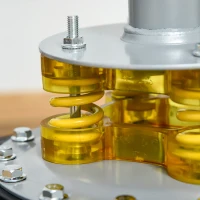 HOMCOM Sac de frappe boxe autoportant punching ball Ø 50 x 170 cm amortisseurs ventouses antidérapantes noir(m-9)