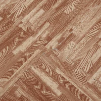 HOMCOM 24 Piezas Alfombra Puzzle de Juegos 60x60x1 cm 9m² Alfombrilla Puzzle Protectora de Goma Espuma EVA Suave para Suelo Hogar Gimnasio Marrón(m-9)