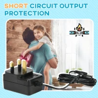 AIYAPLAY 12V 1A Battery Charger for Ride on Cars(m-7)