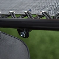 Outsunny 2 Piece Foldable Reclining Garden Chair with Headrest, Zero Gravity Deck Sun Lounger Seat Chair with Footrest, Armrest, Cup Holder & Canopy Shade, Light Grey(m-9)