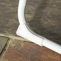 Outsunny Bain de Soleil Pliable - transat inclinable 4 Positions - Chaise Longue Grand Confort avec accoudoirs - métal époxy textilène - dim. 186L x 66l x 80H cm - Noir(m-8)