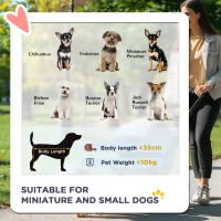 PawHut 3 Wheel Pet Stroller for Small and Miniature Dogs, Blue(m-4)
