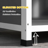 PawHut Wooden Dog Kennel with Removable Floor, Asphalt and Openable Roof, Giant Window for Large Dogs, Charcoal Grey(m-6)