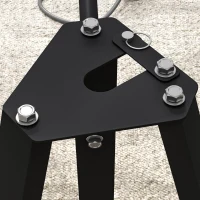 SPORTNOW Support de poids pour plaques, barres et haltères -  rack de rangement pour plaques de poids capacité max. 300 kg(m-8)