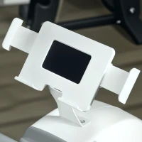 SPORTNOW Rameur magnétique 16 niveaux avec écran LCD et support de téléphone, rangement vertical, pour l'entraînement à domicile(m-9)