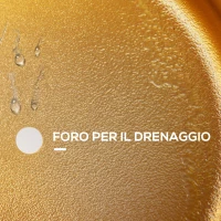 Outsunny Fioriera Set di 3 Pezzi con Supporto di Metallo per Arredamento Interni ed Esterni Oro(m-5)