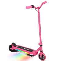 AIYAPLAY Electric Scooter for Kids 6-14 Years, with Colourful Lights, Pink(m-10)