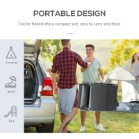 Outsunny Sun Lounger Steel Frame Outdoor Folding Chaise Texteline Lounge Chair Recliner with Headrest & 7 Levels Adjustable Backrest, Grey(m-6)