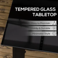 Outsunny Outdoor Dining Table for 6, Aluminium Rectangular Garden Table with Tempered Glass Tabletop for Yard, Patio, Black(m-4)