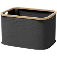 HOMCOM Panier à linge pliable 36 L corbeille linge sale avec poignées rainurées pour salle de bain chambre à coucher buanderie