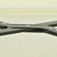 Outsunny Parasol déporté grande taille XXL inclinable avec pied en croix piètement en acier inclus polyester beige(m-9)