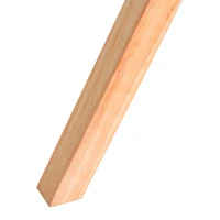 HOMCOM Lampadaire trépied hauteur réglable  65 x 65 x 99-143 cm lampe de sol 40 W bois style nordique gris(m-8)