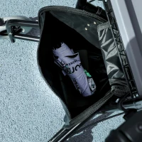 HOMCOM Deambulatore per Anziani e Disabili ad Altezza Regolabile con Cestino e Vassoio, 60x62x84-100.5 cm, Nero(m-9)