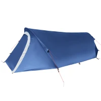 Outsunny Tenda da Campeggio in Poliestere e Tessuto Oxford con Gancio Interno e Finestre a Rete, 265x140x95 cm(m-10)