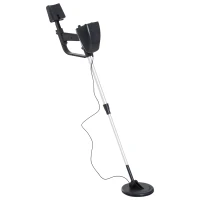 Outsunny Adjustable DISC Metal Detector Underground Gold Coin Digger Searcher Lightweight Treasure Jewelry Hunter with Waterproof Search Coil(m-11)