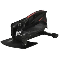 HOMCOM Mini Manual Elliptical Bike, Compact Elliptical Cross Trainer Fitness Workout w/ LCD Monitor, Anti-Slip Pedals, Adjustable Resistance for Home Office(m-11)