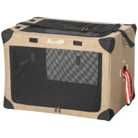 PawHut Foldable Pet Carrier, with Cushion, for Small Dogs and Cats(m-11)