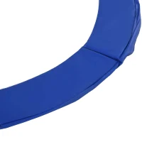 HOMCOM Cubierta de Protección Acolchada para Cama Elástica Borde de Seguridad para Trampolines con Diámetro Ø244 cm Azul(m-9)