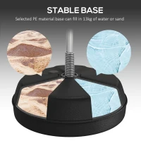 HOMCOM Punching Bag with Stand Boxing Bag Set with Adjustable Height, Red(m-6)