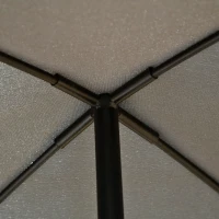 Outsunny Lettino a Dondolo da Giardino Sdraio Prendisole per Esterno Grigia(m-8)