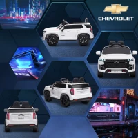 HOMCOM Voiture véhicule électrique enfant 12 V - télécommande parentale fournie - V. Max. 3 Km/h - effets sonores, lumineux blanc(m-8)