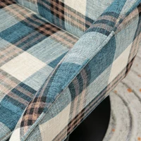 HOMCOM Faux Leather Reclining Chair and Footstool - Multicolour(m-8)