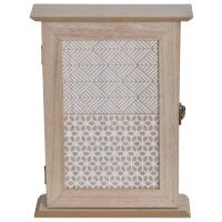 HOMCOM Scatola Porta Chiavi in Stile Shabby Chic in Legno 20x6.5x26.5cm(m-8)