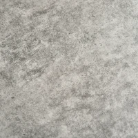 HOMCOM Side Table, 3 Tier End Table with Open Storage Shelves for Living Room, Bedroom, Cement Colour(m-7)