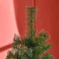 HOMCOM Sapin arbre de Noël artificiel 150 cm 665 branches + support pied vert(m-8)