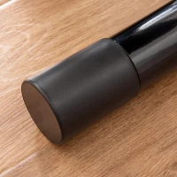 HOMCOM Stepper con Monitor LCD, Manubrio Regolabile ed Elastici, 55x53x118-128cm, Nero e Blu(m-9)