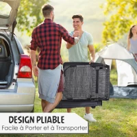 Outsunny Chaise Longue Pliable de Jardin Bain de Soleil zéro gravité Pare-Soleil et Dossier réglable Plateau Porte gobelet Accessoires Metal textilène Gris chiné(m-6)