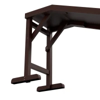 PawHut Pet Ramp for Dogs with Non-Slip Carpet and Top Platform - Brown & Grey(m-9)