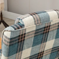 HOMCOM Faux Leather Reclining Chair and Footstool - Multicolour(m-9)