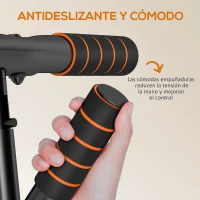 SPORTNOW Barra de Dominadas de Pared con Bandas de Resistencia Carga 150 kg para Ejercicio y Entrenamiento Negro y Naranja(m-9)