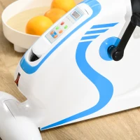 SPORTNOW Mini vélo d'appartement pédales statiques pédalier d'appartement avec 12 vitesses réglables télécommande et écran LCD(m-9)