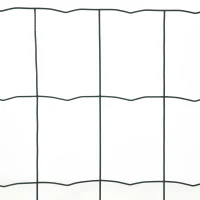 PawHut 0.6M x 10M Chicken Wire Mesh Roll Rabbit Poultry Animal Fence PVC Coated Steel Metal Garden Netting Fencing(m-9)