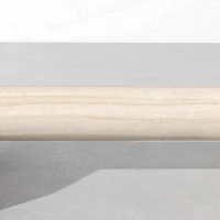 SPORTNOW Lot de 2 barres parallèles poignée Push-up parallettes en bois de hêtre antidérapantes finition bois naturel(m-8)