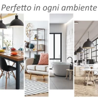 HOMCOM Carrello da Cucina Portavivande in Legno con 3 Ripiani e Ruote, 45x38x78cm, Bianco(m-4)