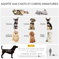 PawHut Sac de transport pour animaux 4 en 1 trolley chariot panier à roulette sa bandoulières 4 roulettes amovibles gris(m-4)