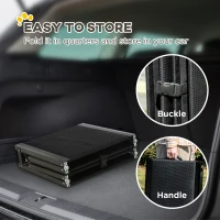 PawHut Folding Dog Ramp for Car, Portable Pet Ramp, with Non-Slip Surface, Aluminium Alloy Frame, for XL Dogs(m-6)