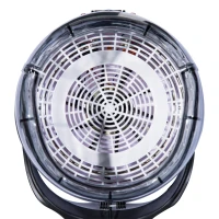 HOMCOM Casco Asciugacapelli 1180W ad Altezza Regolabile, Casco per Capelli con Timer 60 Minuti e Ruote Girevoli, in PP, PC e Acciaio, 65x65x115-165 cm, Bianco(m-9)