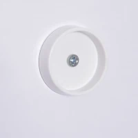 PawHut Cancelletto di Sicurezza per Animali Allargabile Facile Installazione con Supporti a Pressione Acciaio Resistente con  una Finitura Verniciata a Polvere Bianco 76x76-82cm(m-9)