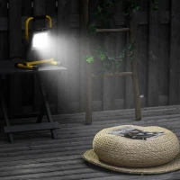 Projecteur de chantier LED 50W 5000K pivotant 360° jaune noir(m-2)